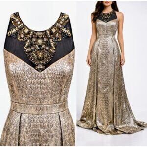 Badgley Mischka Metallic Gold